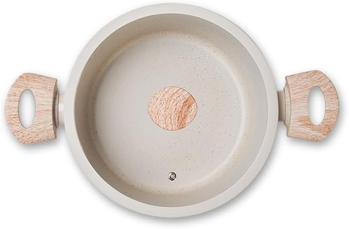 Conjunto de Panelas Ceramic Life Sirius Vanilla com Indução – Antiaderente Premium 6 Peças