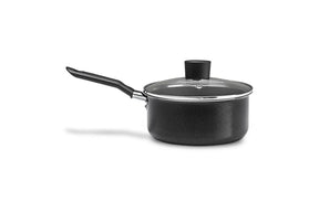 Conjunto de Panelas Antiaderentes Ebony Preto – Cozinha Completa com 5 Peças